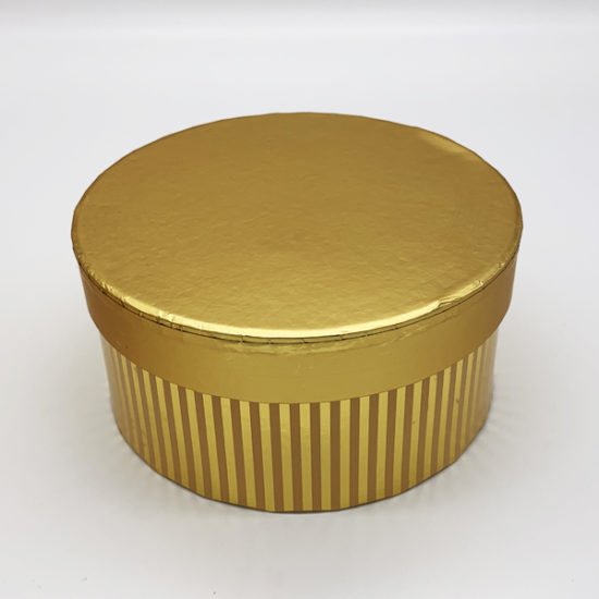 Коробка круглая золото К-248 уп.-3шт.