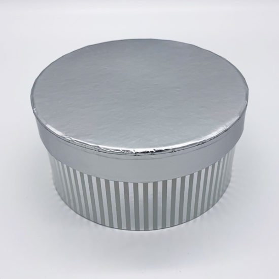 Коробка круглая серебро К-248а уп.-3шт.-3.55.